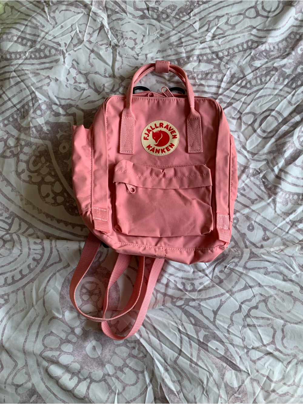 pink mini fjallraven kanken backpack